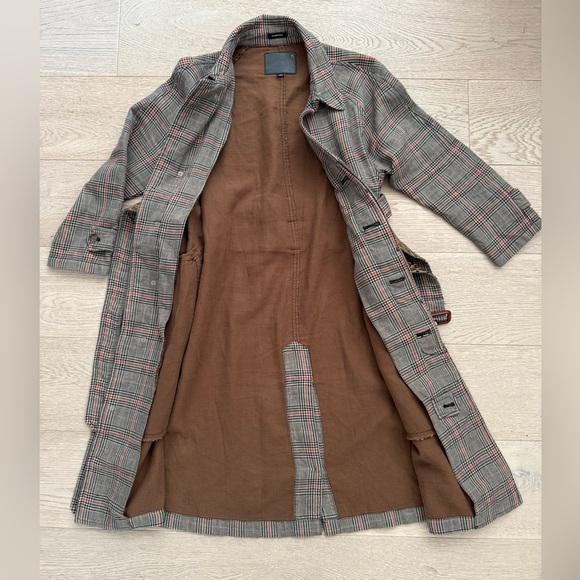 R13 Double belted trench coat size Large - Picture 17 of 17